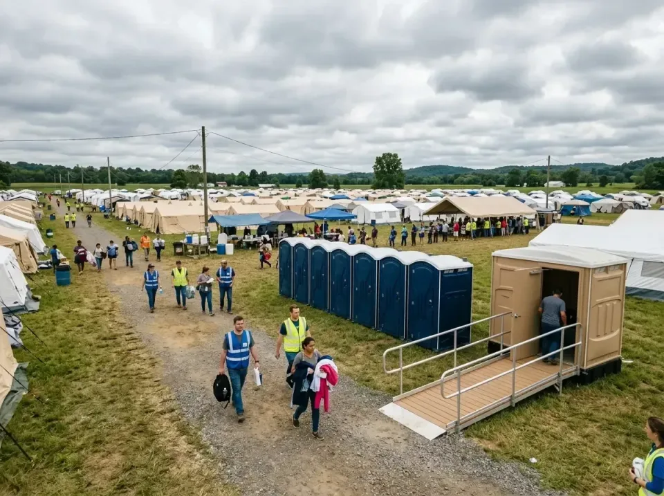 disaster-relief-camp-restrooms-010 — frequently asked questions, Dumpster & Portable Bathrooms Rental in Charter Oak, CA